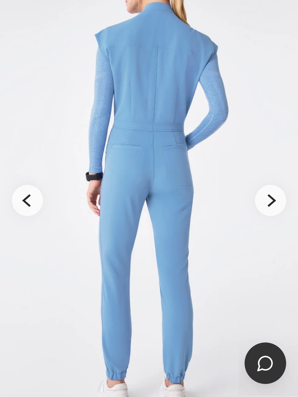 Rafaela Jogger ScrubJumpsuit™ Ciel - Picture 2 of 2